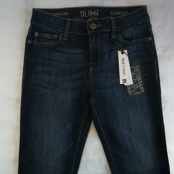 DL1961 FLORENCE Skinny Mid Rise Instasculpt Jeans 27 NWT - Picture 2 of 9